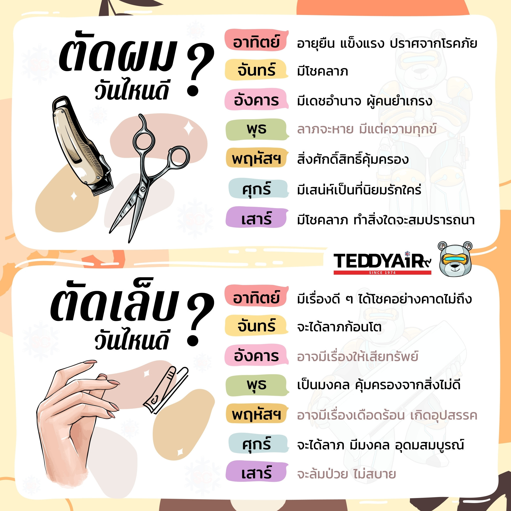 ตัดผมให้ลูกวันไหนดีกรกฎาคม 2567 เรียกทรัพย์และโชคลาภมาสู่คุณ